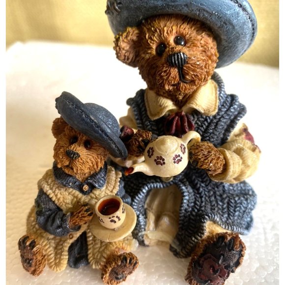 Boyd’s Bears Fine Cup of Tea mother and daughter figurine 2000 - Picture 6 of 7